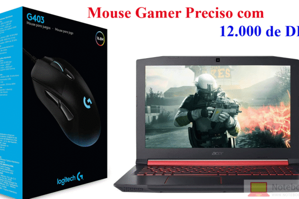 Mouse Gamer Preciso com 12.000 de DPI
