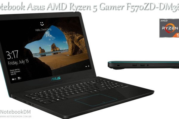 Notebook Asus AMD Ryzen 5 Gamer F570ZD-DM387T