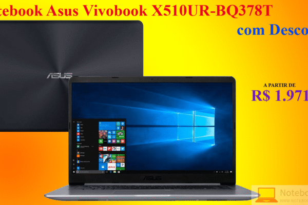 Notebook Asus Vivobook X510UR-BQ378T com Desconto por tempo super Limitado