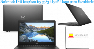 Notebook Dell Inspiron i15-3583-U50P é bom para Faculdade
