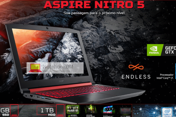 O Notebook Nitro 5 AN515-51-70J1 é bom ? Ele tem SSD M2