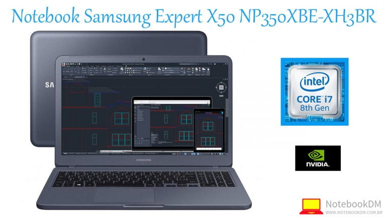Notebook Samsung Expert X50 NP350XBE-XH3BR