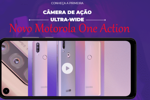 Novo Motorola One Action com câmera para vídeos de ação