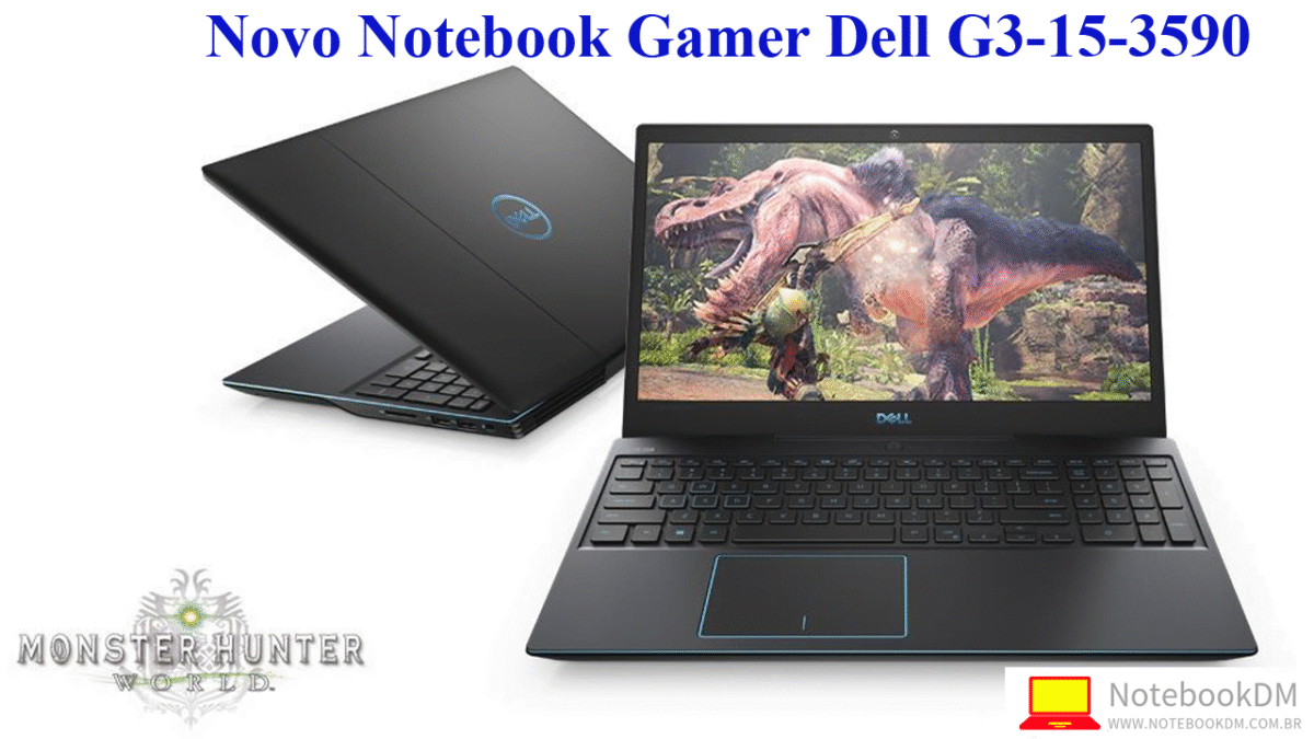 Novo Notebook Gamer Dell G3-15-3590 com Intel® Core™ i5-9300H