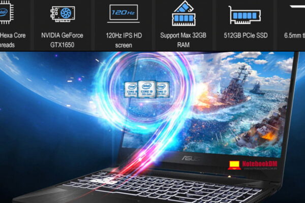 Imagem ilustrativa do Notebook ASUS Flying Fortress 7 que possui ótima configuração para rodar os jogos