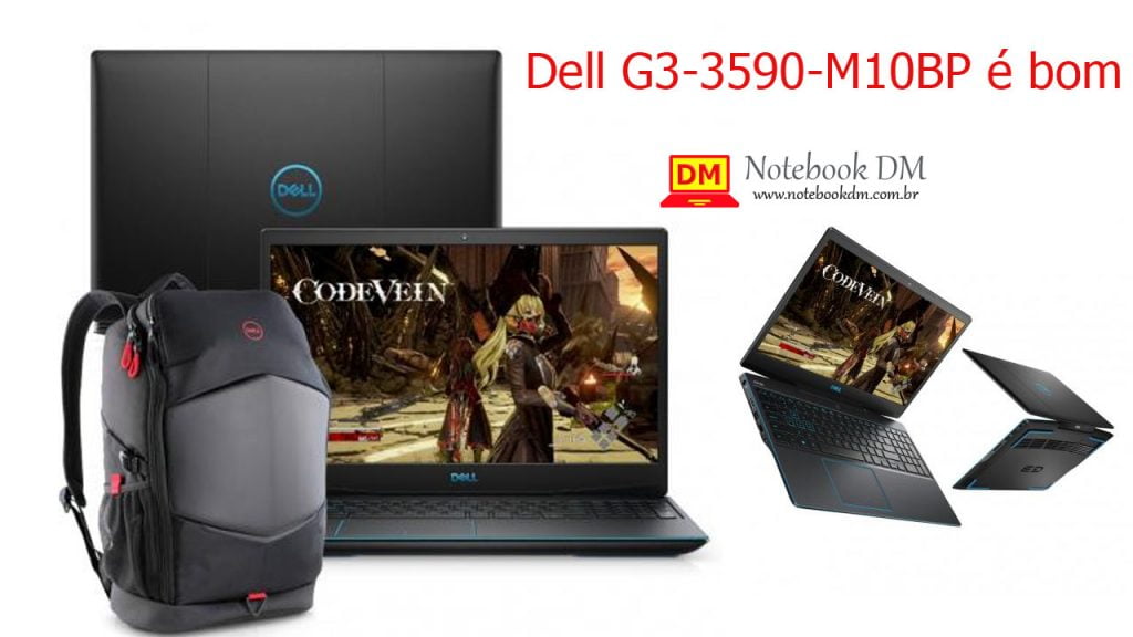 Dell G3-3590-M10BP é bom 1 Notebook Dell G3-3590-M10BP é bom para rodar Muitos Games