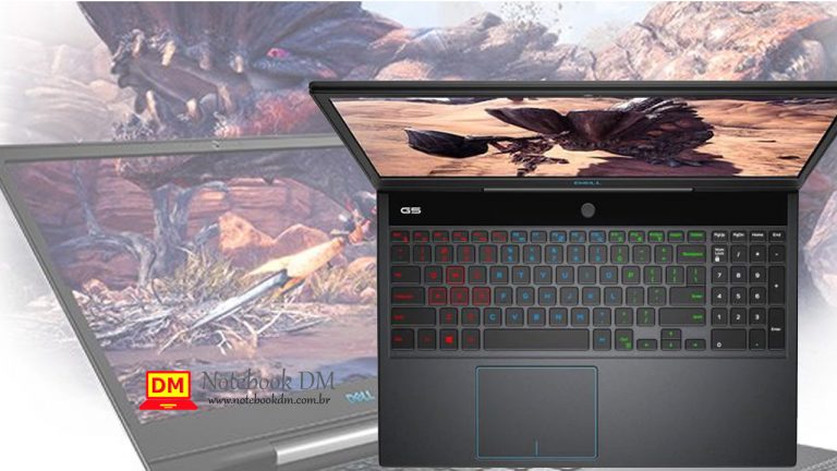 Imagem ilustrativa do ótimo notebook Gamer Dell G5-5590-A23P, que possui hardwares poderosos para que rode diversos jogos sem dificuldade