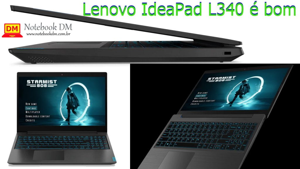  Notebook Lenovo IdeaPad L340  81TRS00000 é bom já que possui ótima configuração