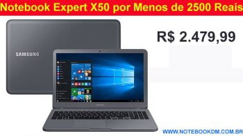 Notebook Expert X50 por Menos de 2500 Reais