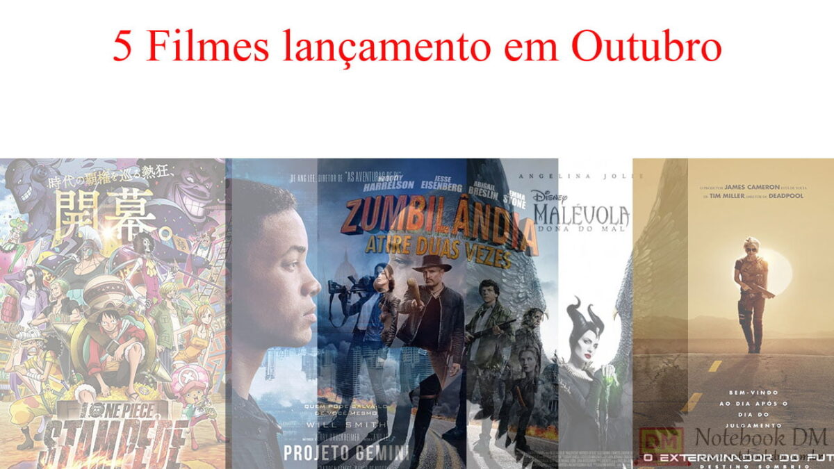 imagem ilustrativa do post 5 Filmes lançamento em Outubro