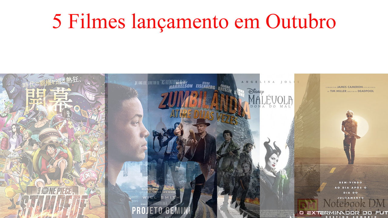 imagem ilustrativa do post 5 Filmes lançamento em Outubro