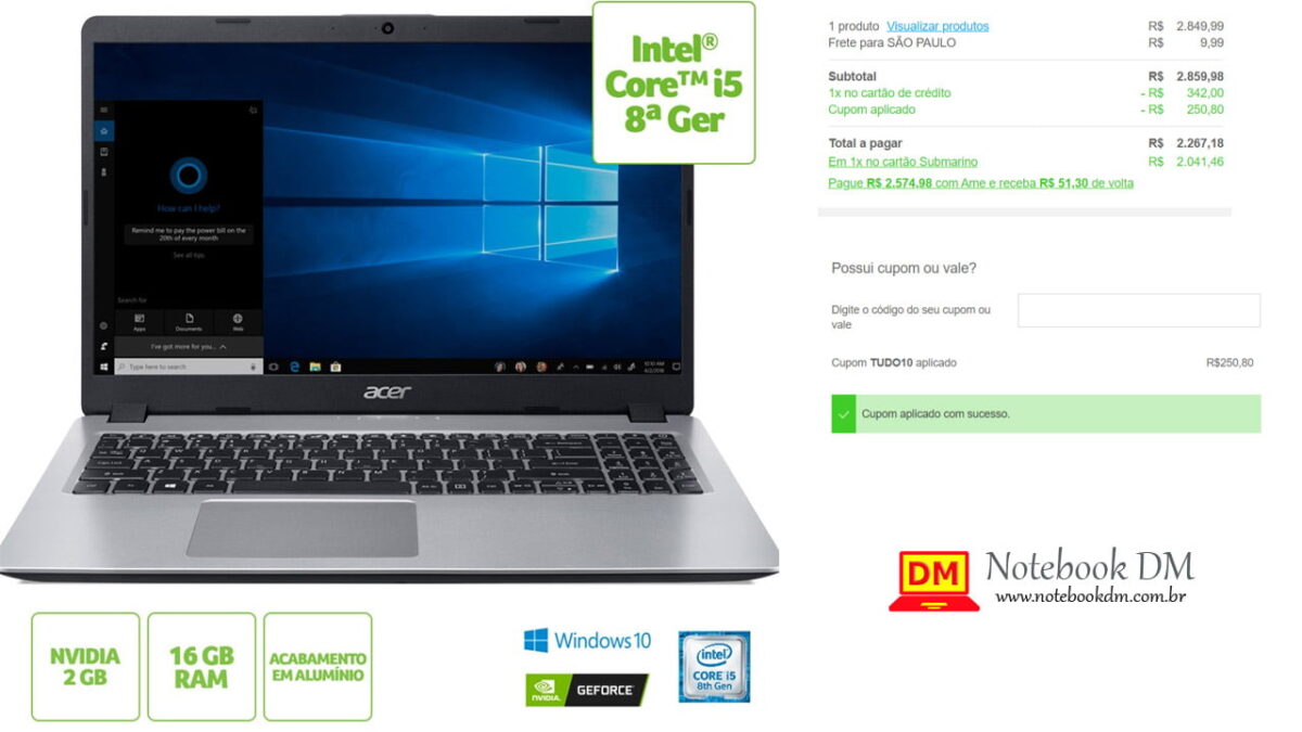 Acer 57NL melhor preço