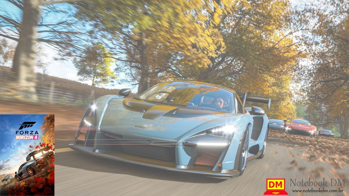 Imagem ilustrativa do post Baixar Forza Horizon 4 Edição Padrão em Notebookm ele é um jogo pesado e precisa de um notebook com boa configuração para jogar sem travar