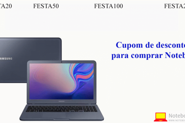 Imagem ilustrativa do post Cupom de desconto para comprar Notebook