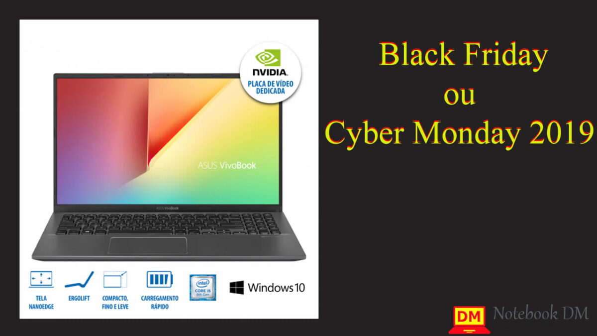 Imagem ilustrativa do post Notebook Asus VivoBook 15 - X512FJEJ225T na Black Friday ou Cyber Monday 2019