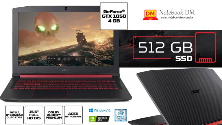 O Notebook Acer Nitro 5 AN515-52-5188 é bom