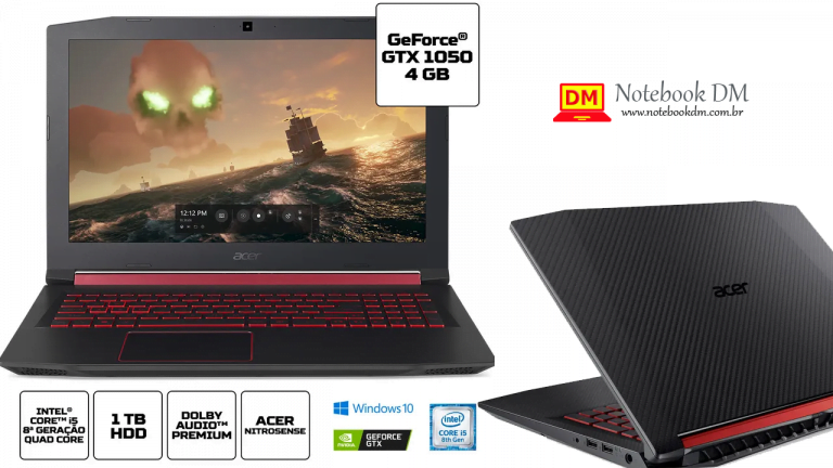 Acer Nitro 5 AN515-52-52BW é bom