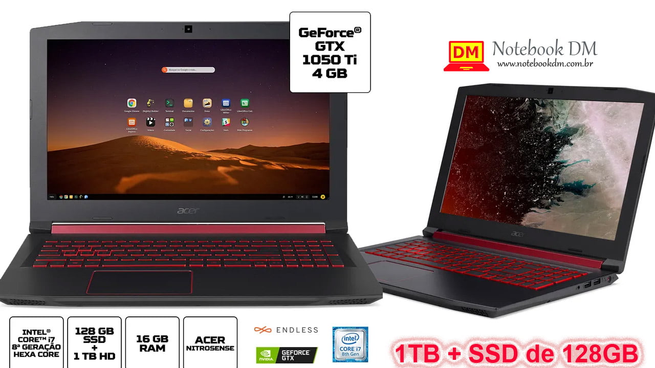 Acer Nitro 5 AN515-52-75GW é bom