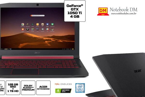 Notebook de entrada Acer Nitro 5 AN515-52-7974 é bom