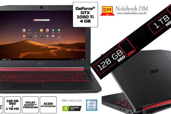 O Notebook Acer Nitro 5 AN515-52-7974 vale a pena para jogos e trabalhos ?