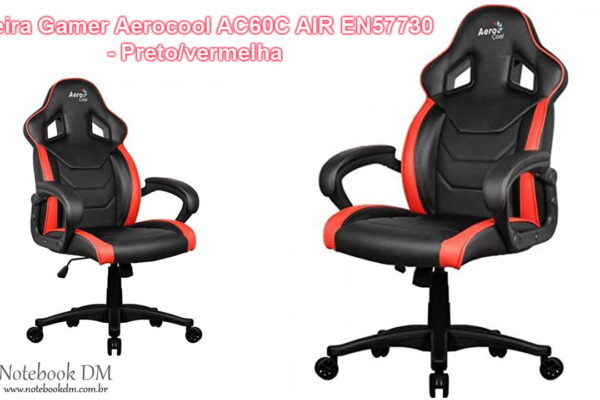 Compre sua Cadeira Gamer Aerocool AC60C AIR EN57730 na Black Friday 2019 !