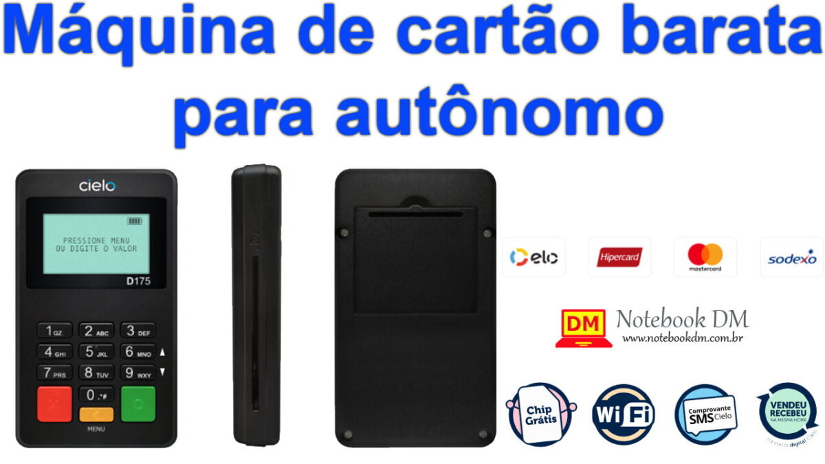 Máquina de cartão barata para autônomo ? Veja uma maquininha recomendada para diversos profissionais !