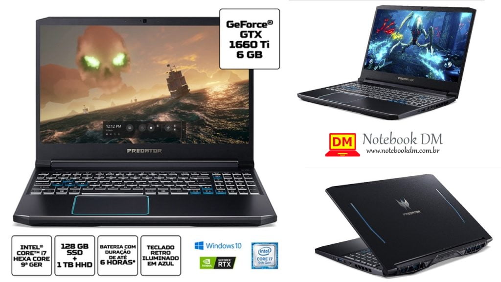 Notebook Gamer Predator HELIOS 300 PH315-52-748U é bom 1 Notebook Gamer Predator HELIOS 300 PH315-52-748U é bom e vale Muito a pena !