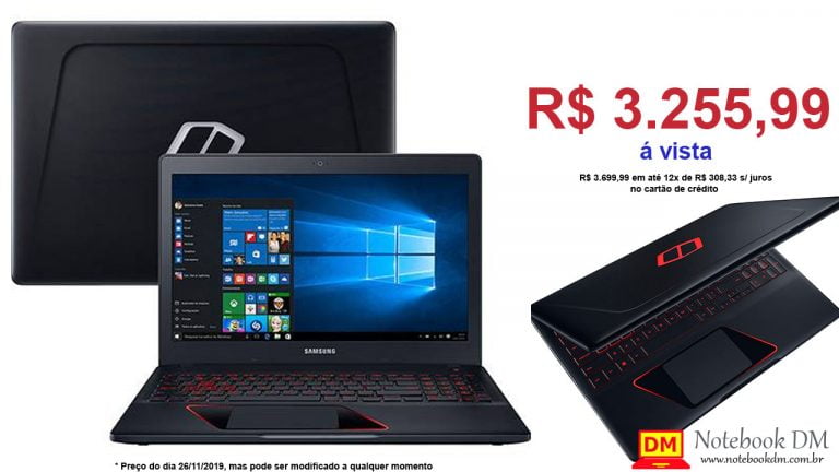 Notebook Odyssey com Preço de Black Friday em pagamento á vista por tempo Limitado