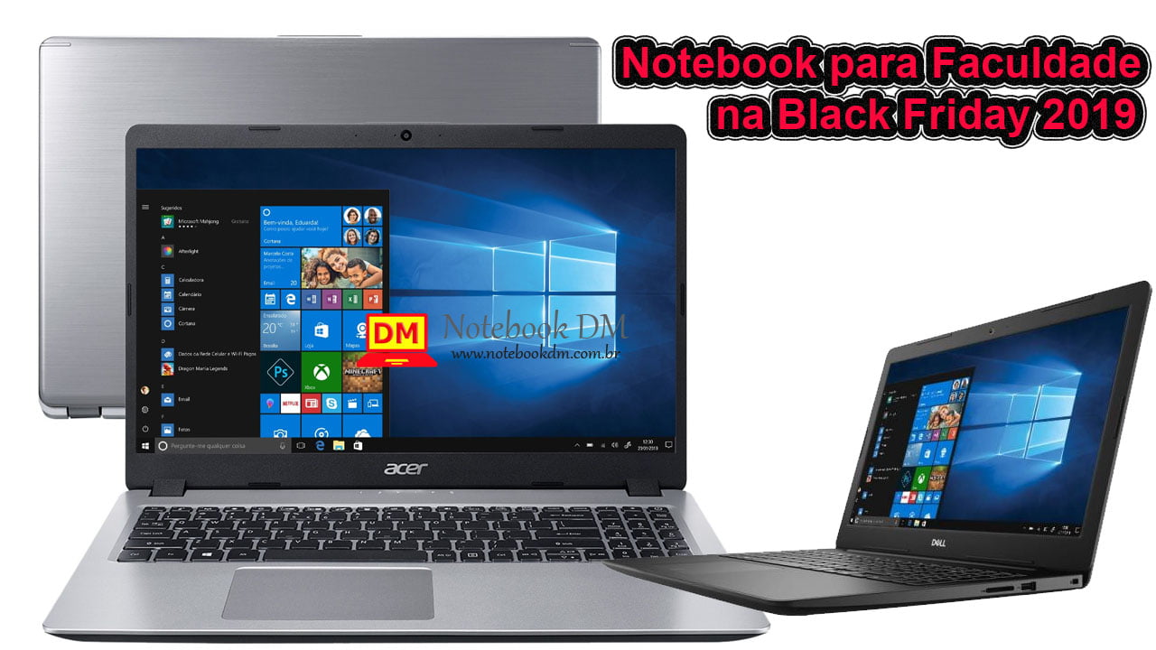 Notebook para Faculdade na Black Friday 2019 ? São boas opções para estudar e até trabalhar com projetos gráficos básicos !