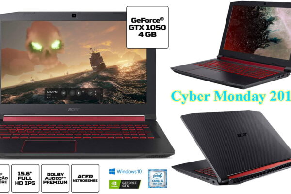 Notebook Acer Nitro 5 AN515-52-5188 na Cyber Monday 2019 com ótimo preço á vista ou parcelado !