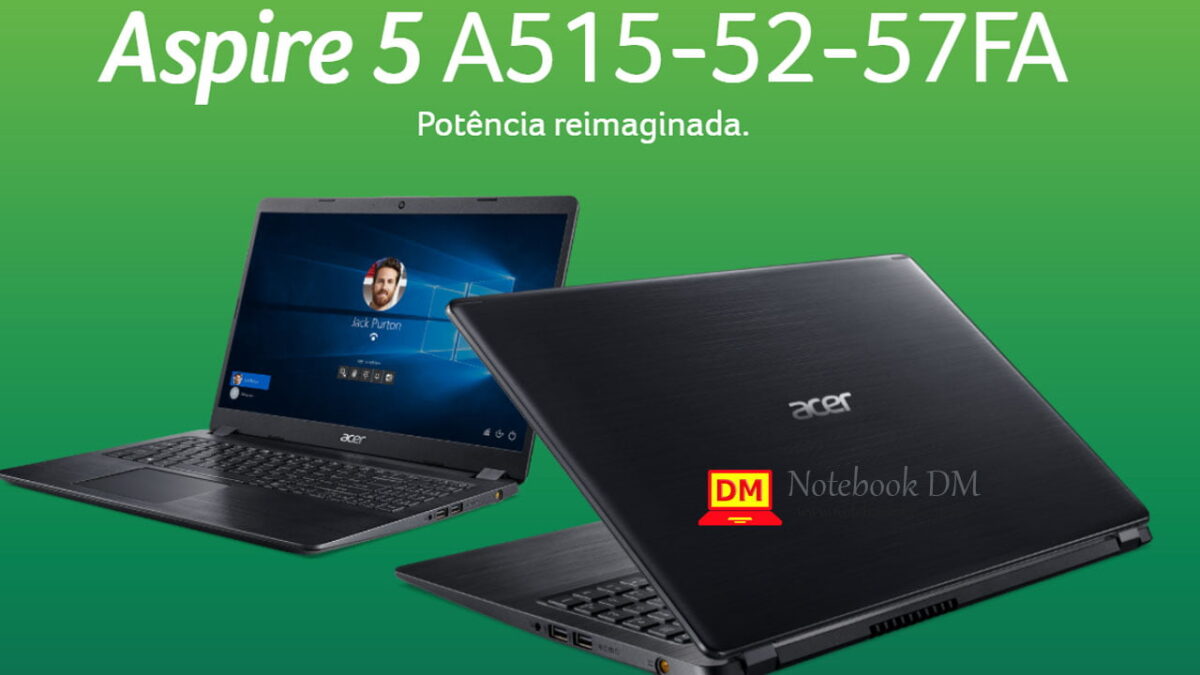 O Notebook Acer Aspire 5 A515-52-57FA