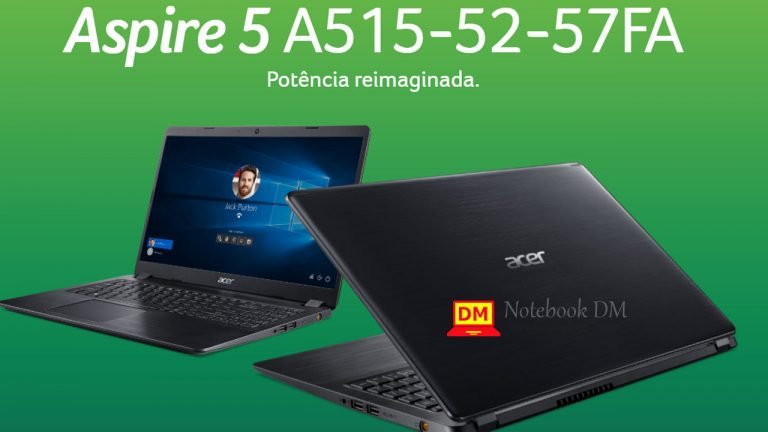 O Notebook Acer Aspire 5 A515-52-57FA