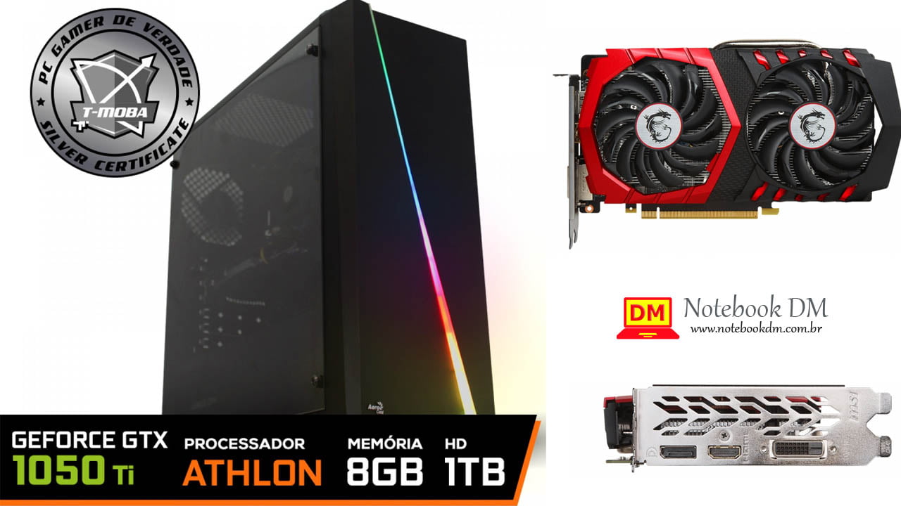 PC Gamer de até 2300 Reais para jogar diversos Games