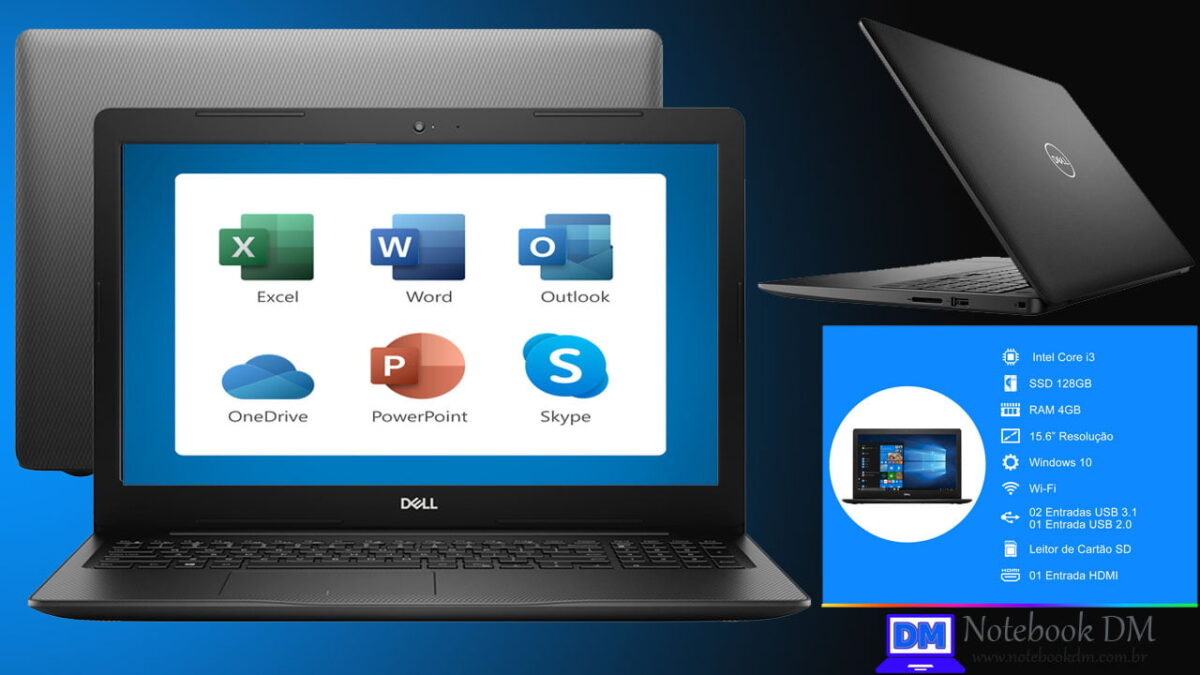 Notebook Dell Inspiron 3584ML1P para levar para faculdade em 2020