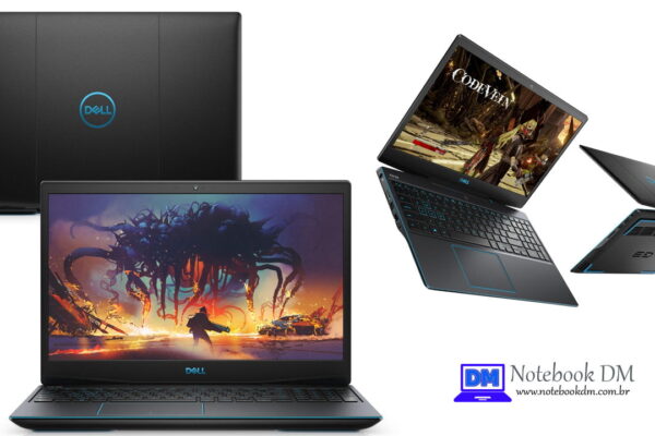 Novo Dell G3-3590-M40P com SSD NVME de 256 Gigas para ter carregamento rápido