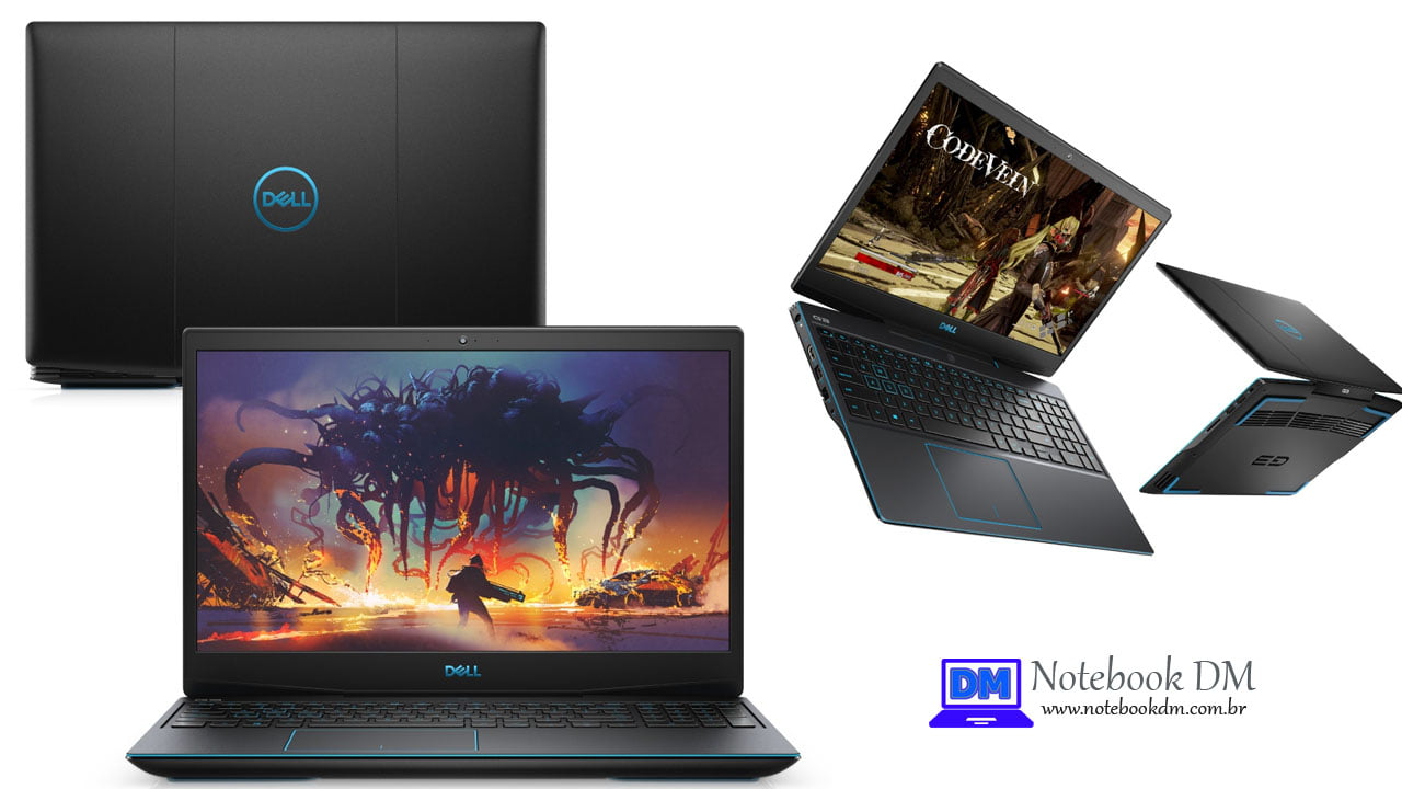 Novo Dell G3-3590-M40P com SSD NVME de 256 Gigas para ter carregamento rápido