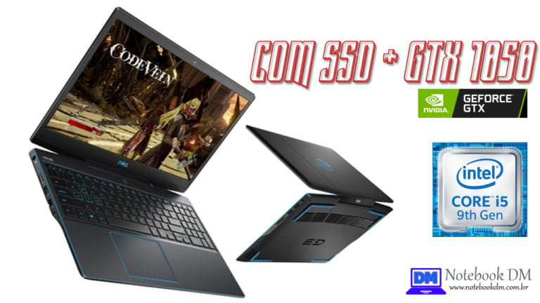 O Notebook Dell G3-3590-U40P trás ótimos hardwares e tecnologias em 2020