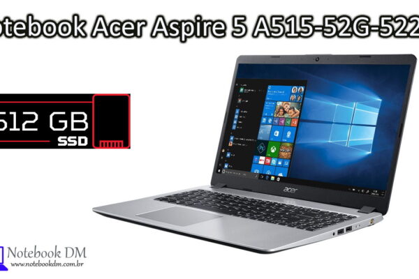 imagem ilustrativa do Notebook Acer Aspire 5 A515-52G-522Z