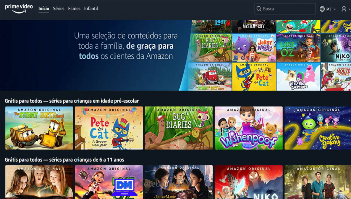 Prepare-se para Assistir Séries infantis grátis na Prime Vídeo