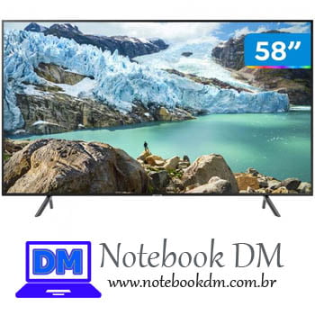 Smart TV 4K LED 58” Samsung UN58RU7100 - Wi-Fi