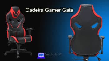 Cadeira Gamer Gaia Preta e Vermelha para você sentar, relaxa e jogar de forma confortável !