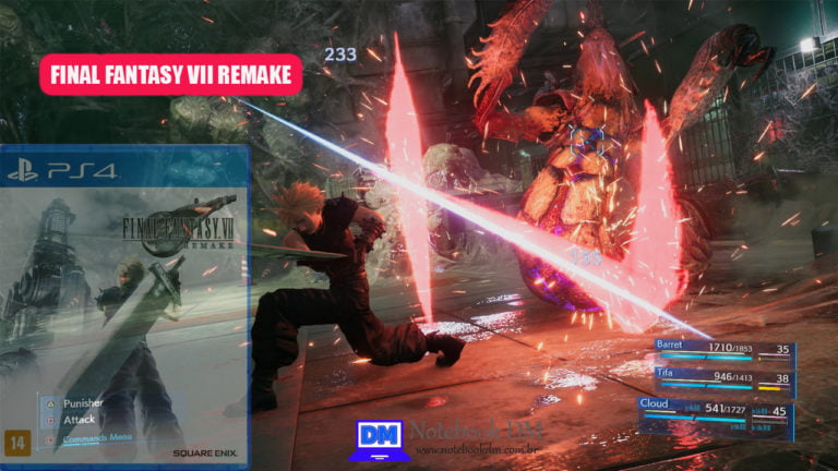 Jogo Final Fantasy 7 Remake para PS4 chegou finalmente, então já pode garantir o seu !
