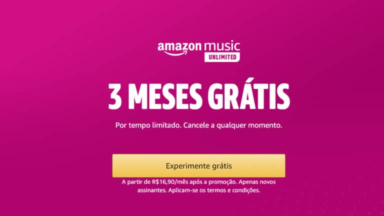 Ouça Músicas grátis, onde estiver por tempo ilimitado através do Amazon Music