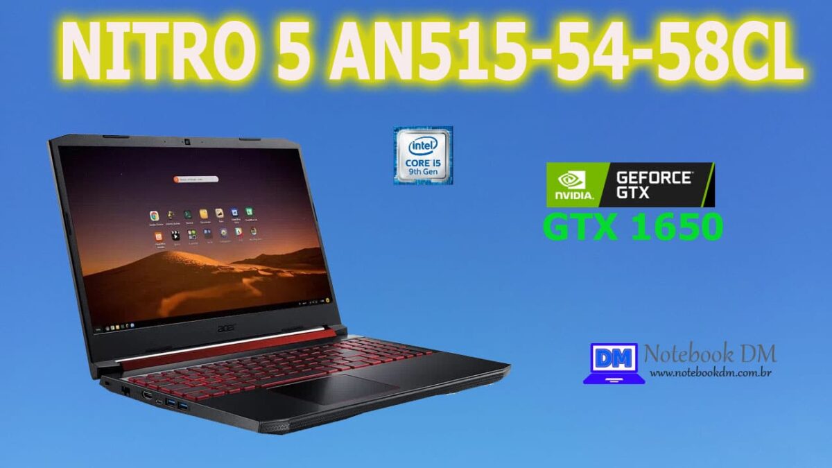 Acer Nitro 5 AN515-54-58CL é bom, mas não é recomendado para Jogos !