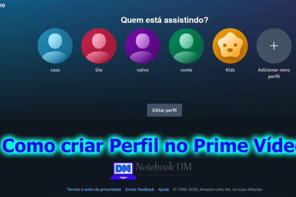 Como criar Perfil no Prime Vídeo de forma fácil e rápida ?