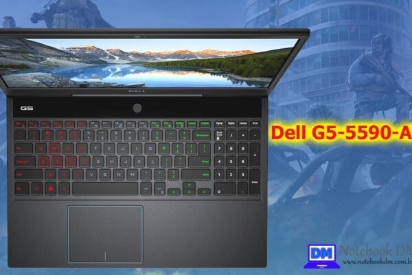 O Notebook Dell G5-5590-A80P chega equipado com Placa de vídeo RTX 2060 + Core i7-9750h + SSD M.2 PCIe NVME de 512 Gigas