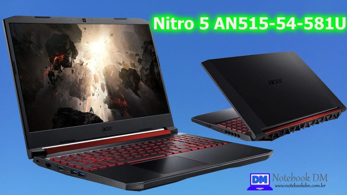 Novíssimo Notebook Acer Nitro 5 AN515-54-581U a ser lançado com bom custo benefício