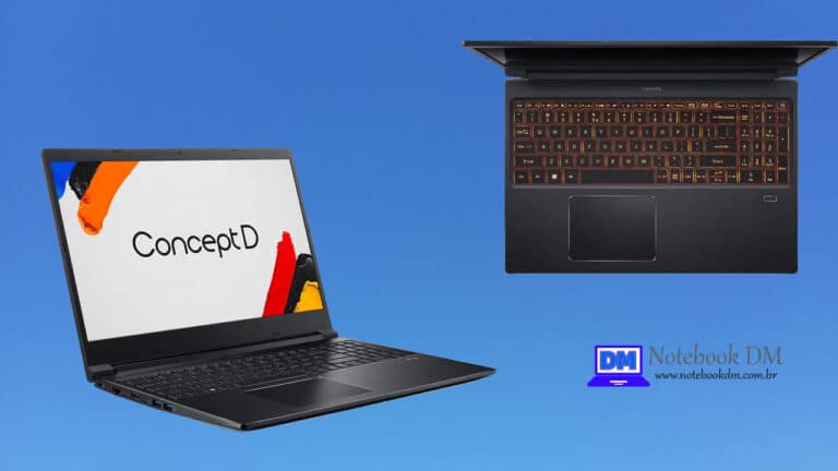 Notebook Acer ConceptD 3 CN315-71P-5527: Modelo desenvolvido para trabalhos gráficos complexos !
