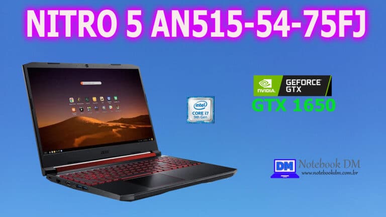Notebook Acer Nitro 5 AN515-54-75FJ é bom para Jogos e trabalho ?