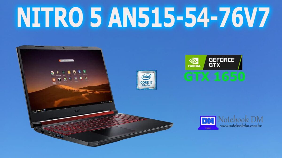Notebook Acer Nitro 5 AN515-54-76V7 serve para Jogos ?